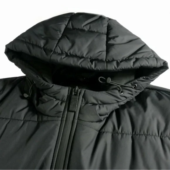 44 Label Group BNWT Eren Hoodie Puffer Jacket In Black